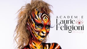 Extrait de la formation de maquillage artistique en ligne de Laurie Feligioni